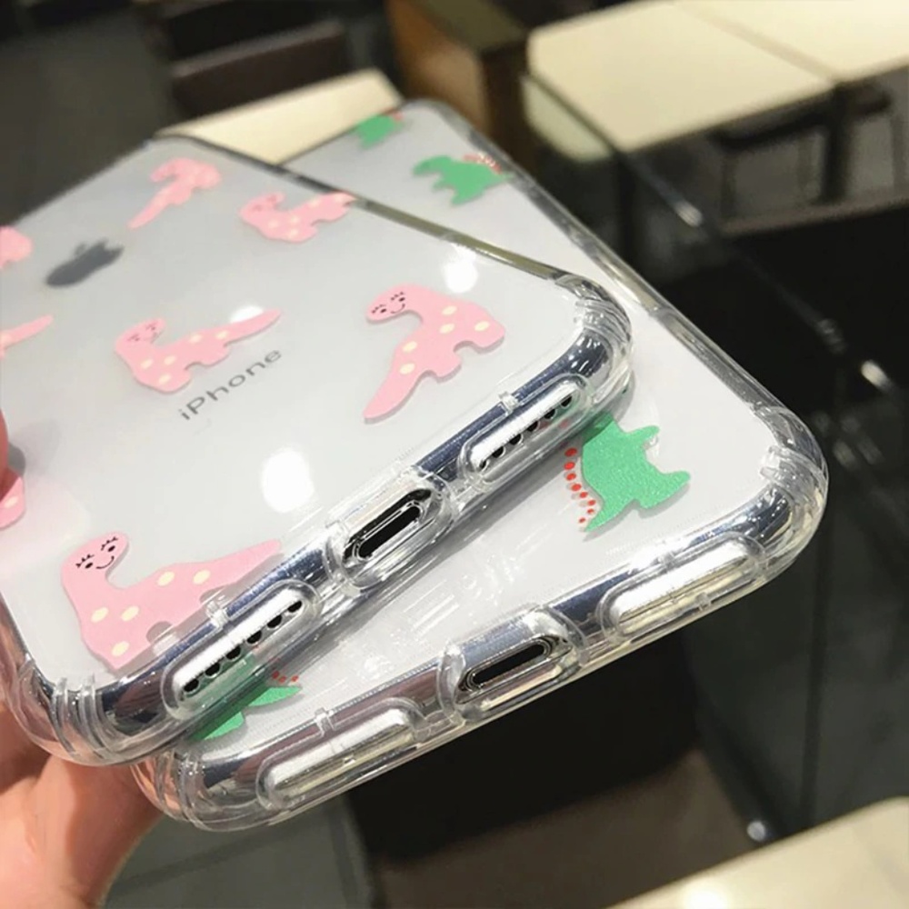 NEW Clear Green Dino Case - Picture 3 of 4